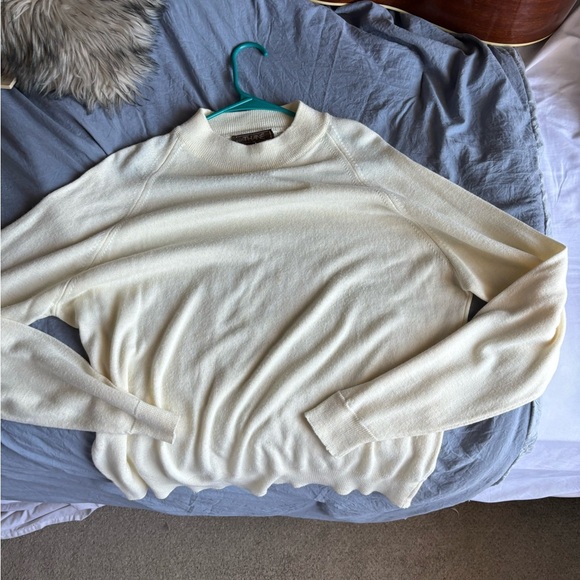 Thane X Samuels The Horns Vintage Sweater Made In USA Beige - Picture 8 of 11